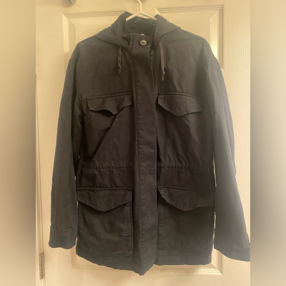 Aritzia The Group Babaton Military Inspired Nook Cotton Linen Jacket size M - Picture 4 of 10